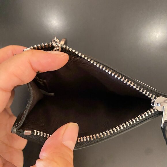 Coach Mini Skinny Id Case With Star Print CW876 Chalk - Picture 9 of 15